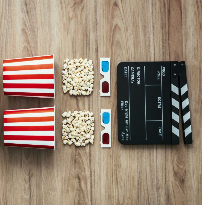 Popcorn und 3D-Brillen