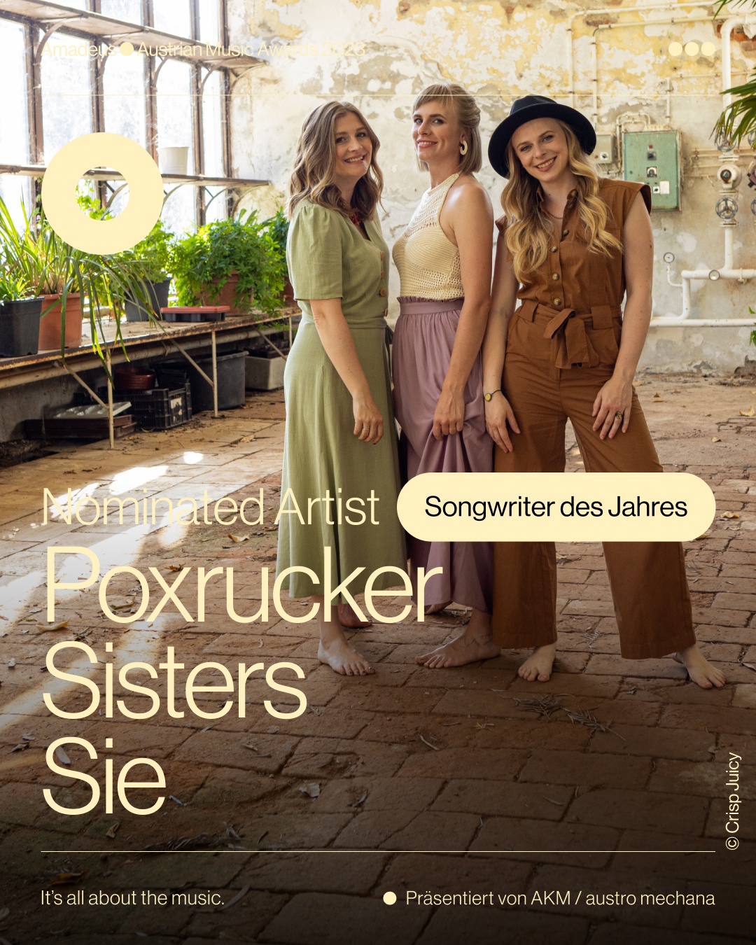 AAMA2023_Nominated Artist_Songwriter des Jahres_POXRUCKER SISTERS