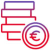Euro-Münzen, Symbol für Inlandsabrechnungen